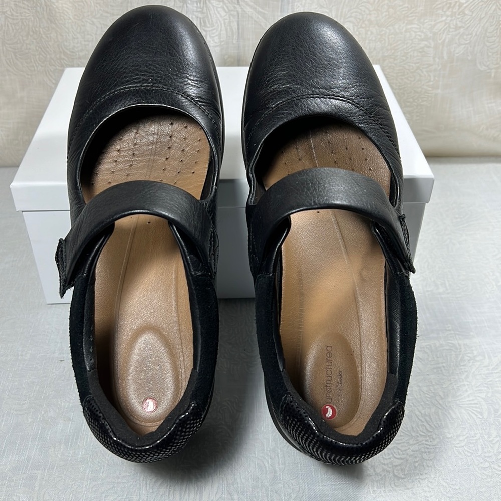 Clarks Black Mary Janes